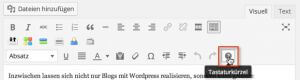 Wordpress-Tastenkuerzel